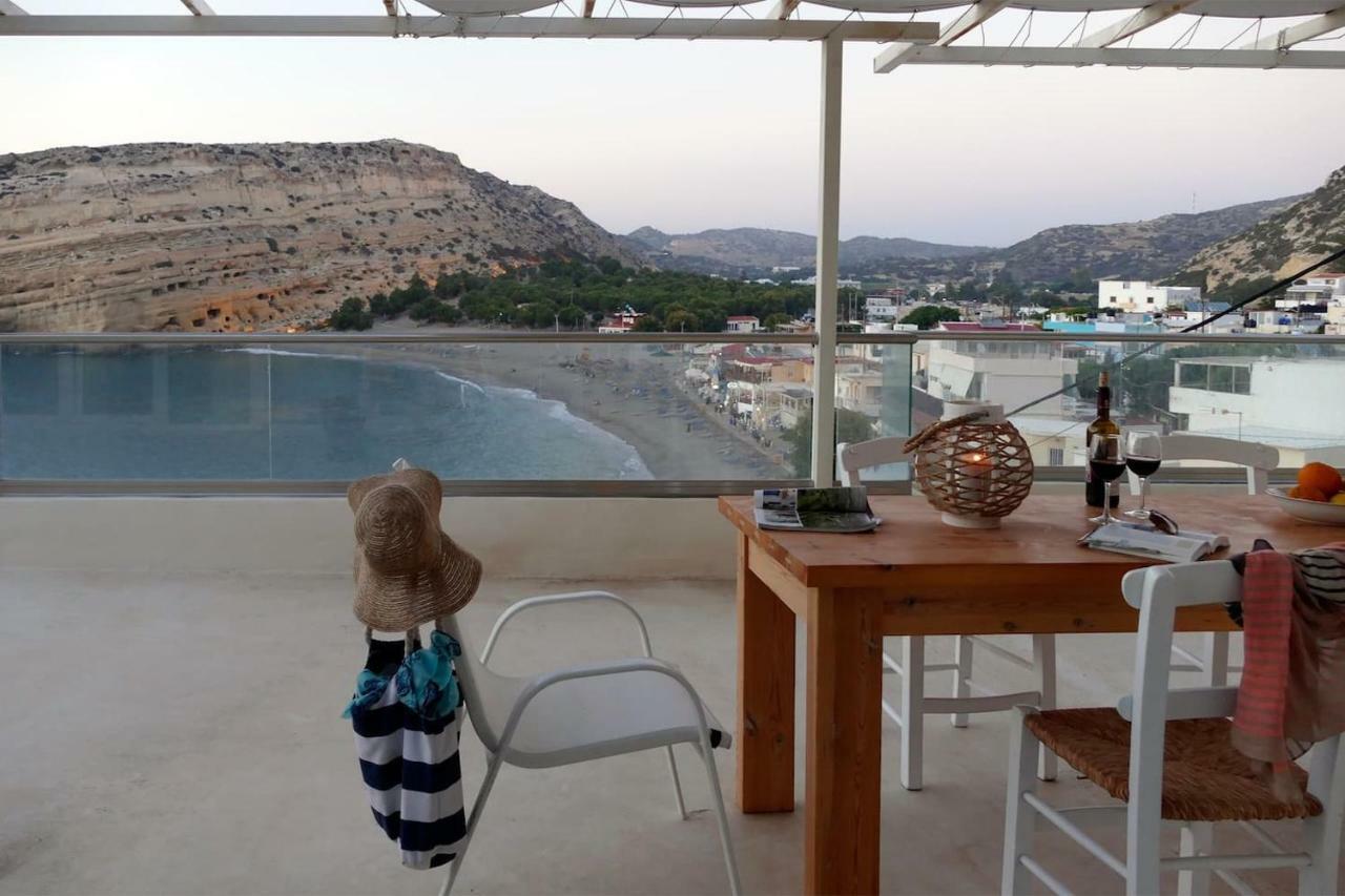 Bella Vista Luxury Apartment Matala  Bagian luar foto